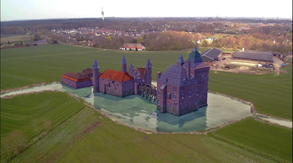 De ligging van het kasteel